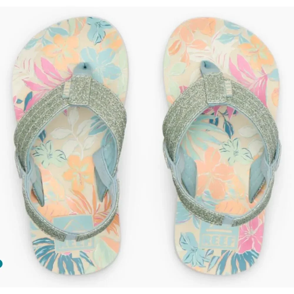 REEF Little Ahi Girls' Water-Friendly Flip-Flops
